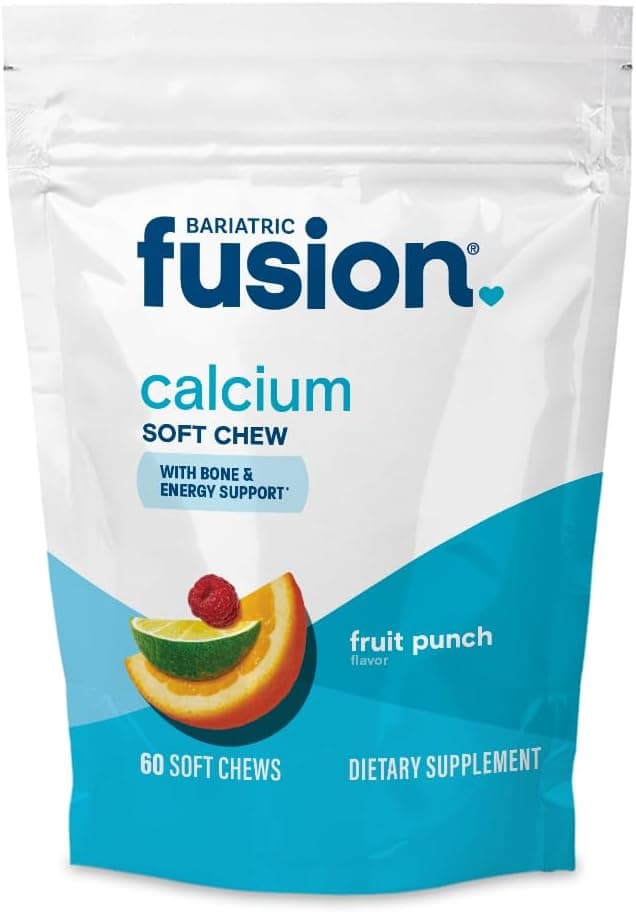 Bariatric Fusion Calcium Citrate Soft Chews, Fruit Punch (60 Count)