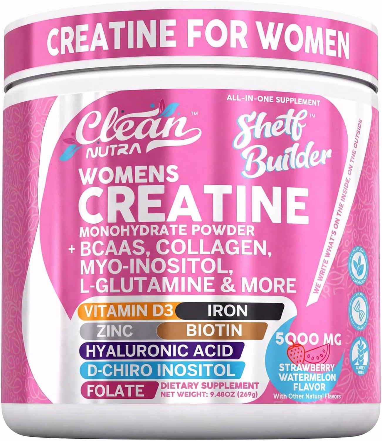 Creatine for Women - Strawberry Watermelon (9.48 oz)