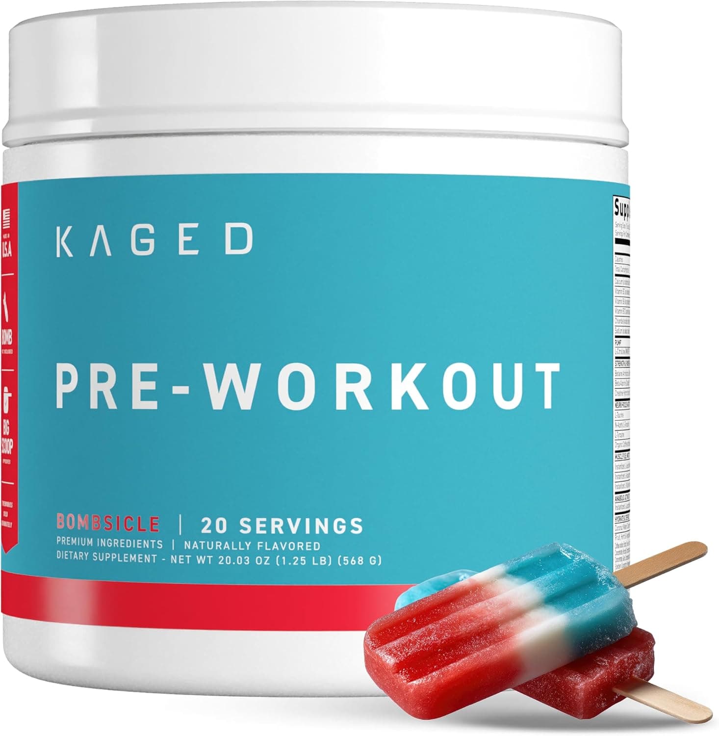 Kaged Original Pre Workout, Bombsicle