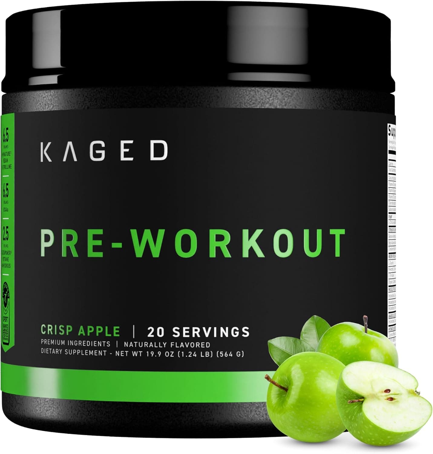 Kaged Original Pre Workout, Krisp Apple