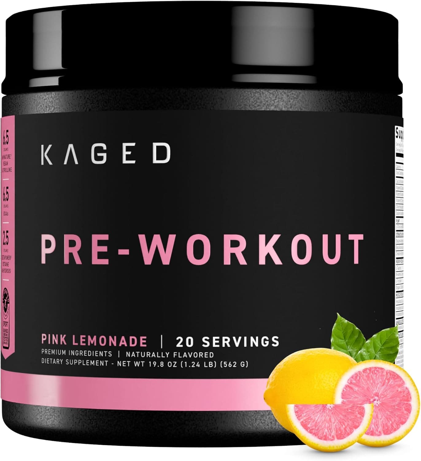 Kaged Original Pre Workout, Pink Lemonade