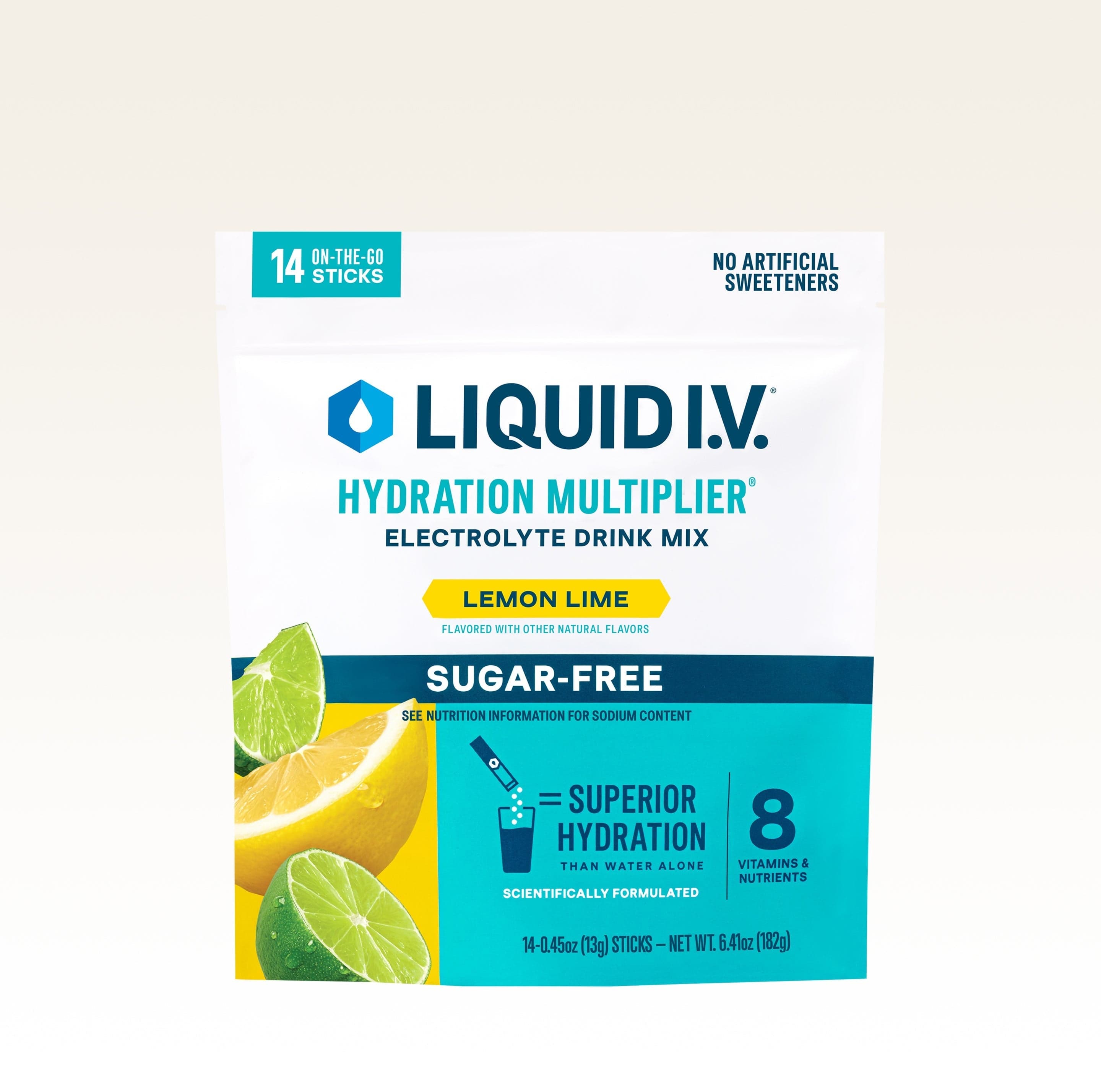 Sugar-Free Hydration Multiplier - Lemon Lime (24 Sticks + Bonus Green Grape Stick)