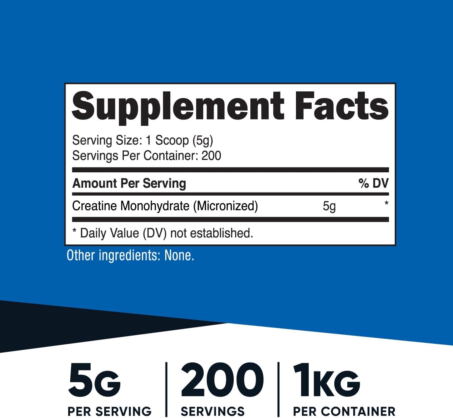 Creatine Monohydrate - Unflavored (1000 Gram, Pack of 2)