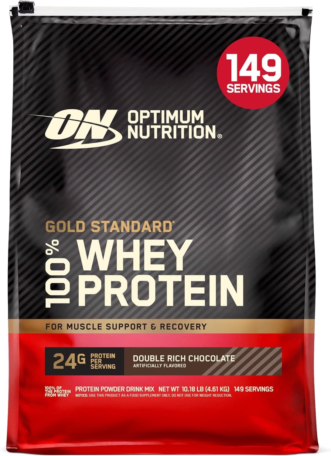 Gold Standard 100% Whey - Double Rich Chocolate (10 Pound)