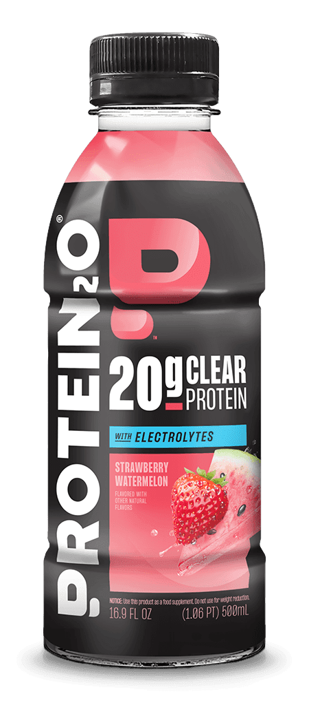 Protein2o Whey Protein Isolate Hydration Drink, Orange Mango + Strawberry Watermelon Bundle (16.9 oz, 24-Pack)
