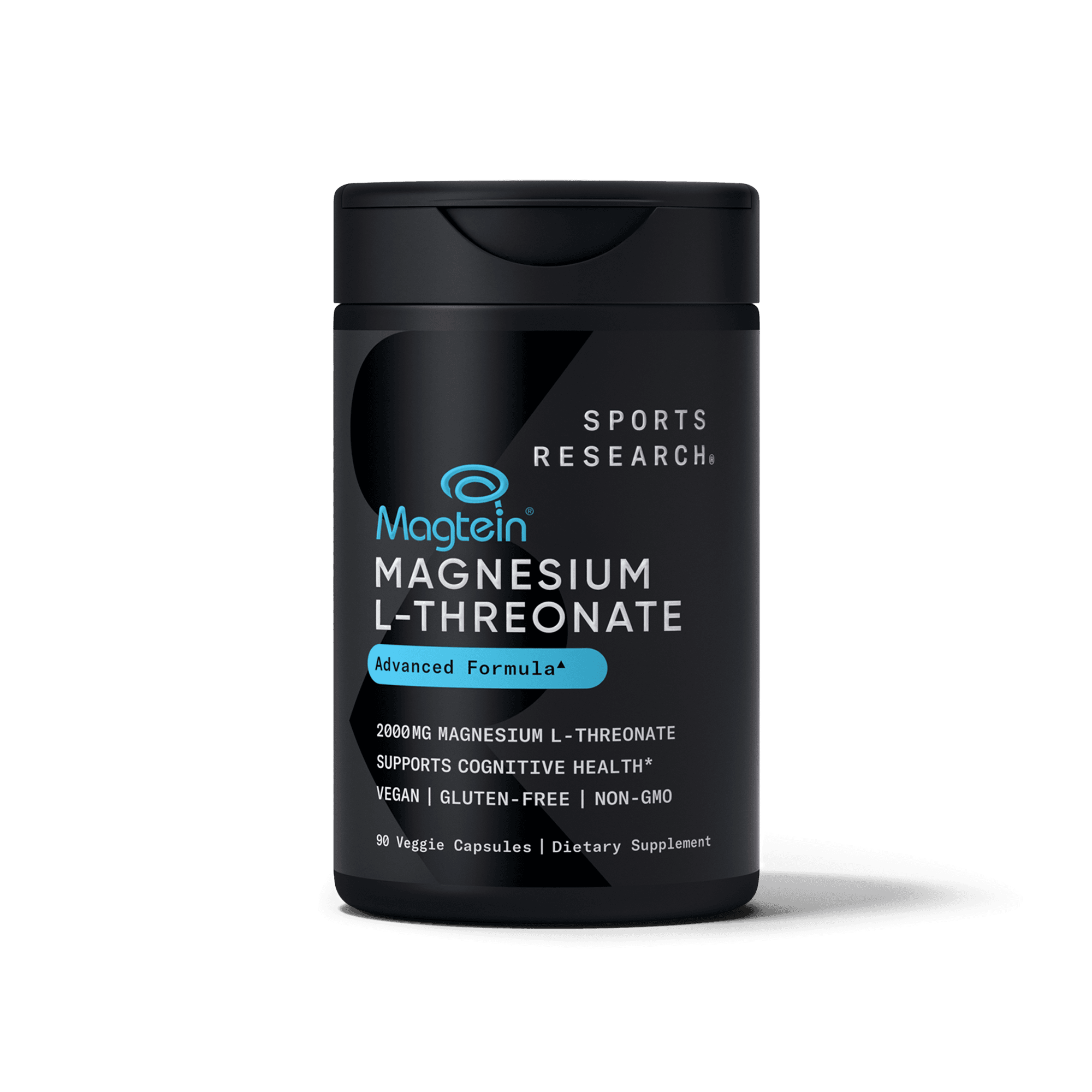 Magnesium L-Threonate (Magtein), 2000mg (90 Veggie Capsules)