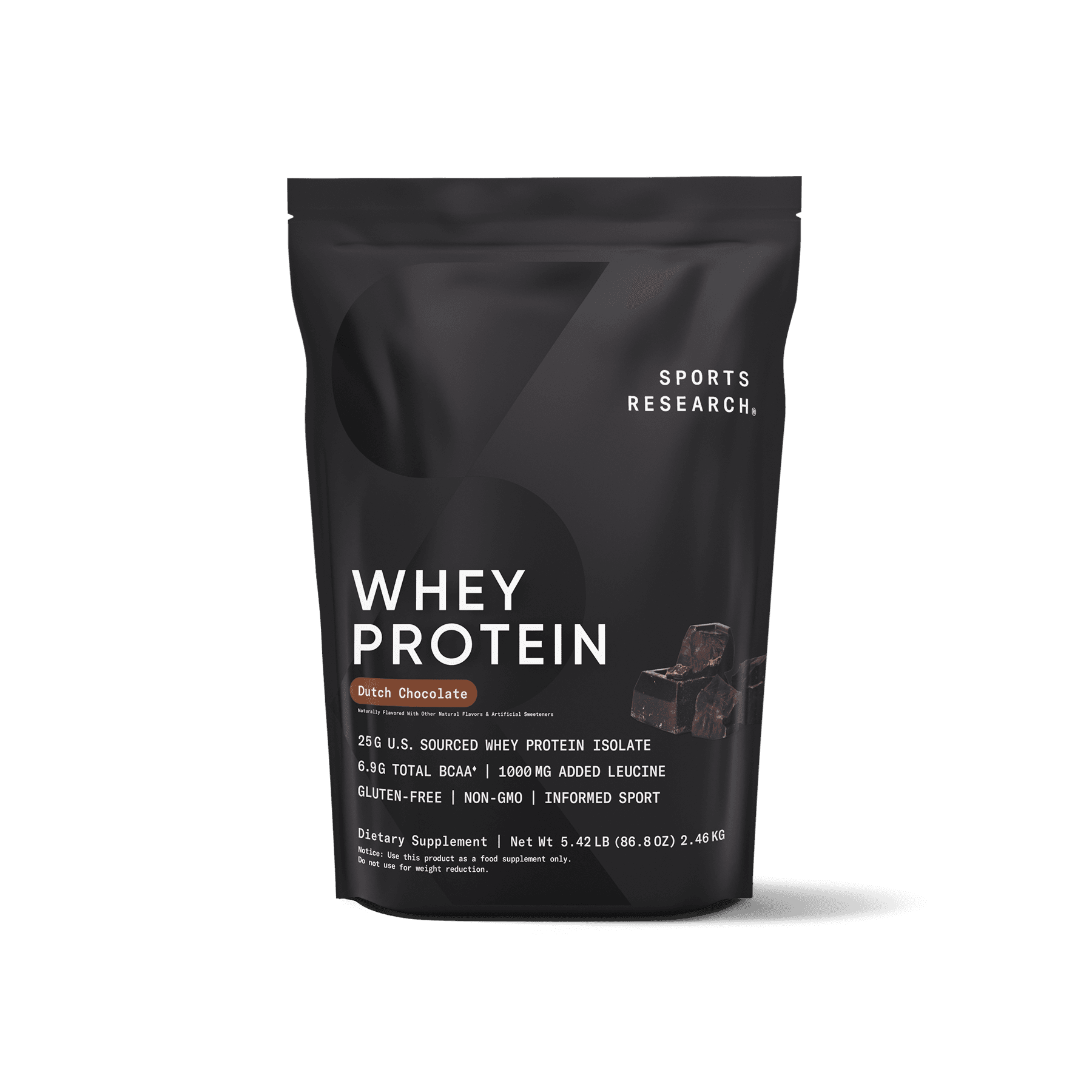 Whey Protein Isolate, Dutch Chocolate (36.32 oz)