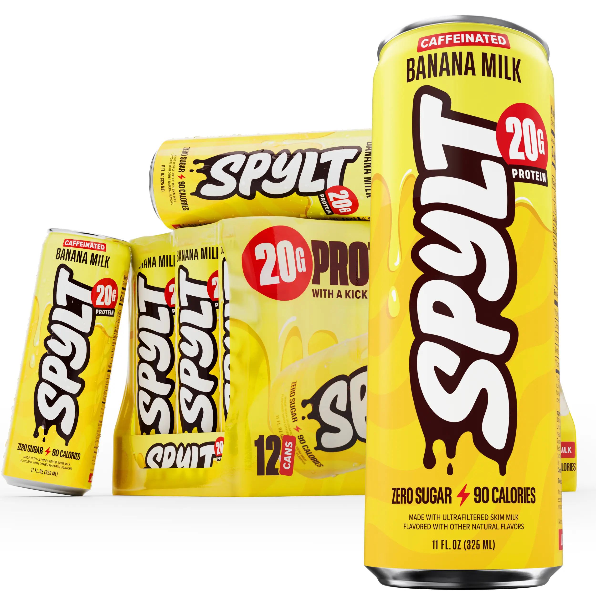 Spylt High Protein Milk, Banana (12 Pack)