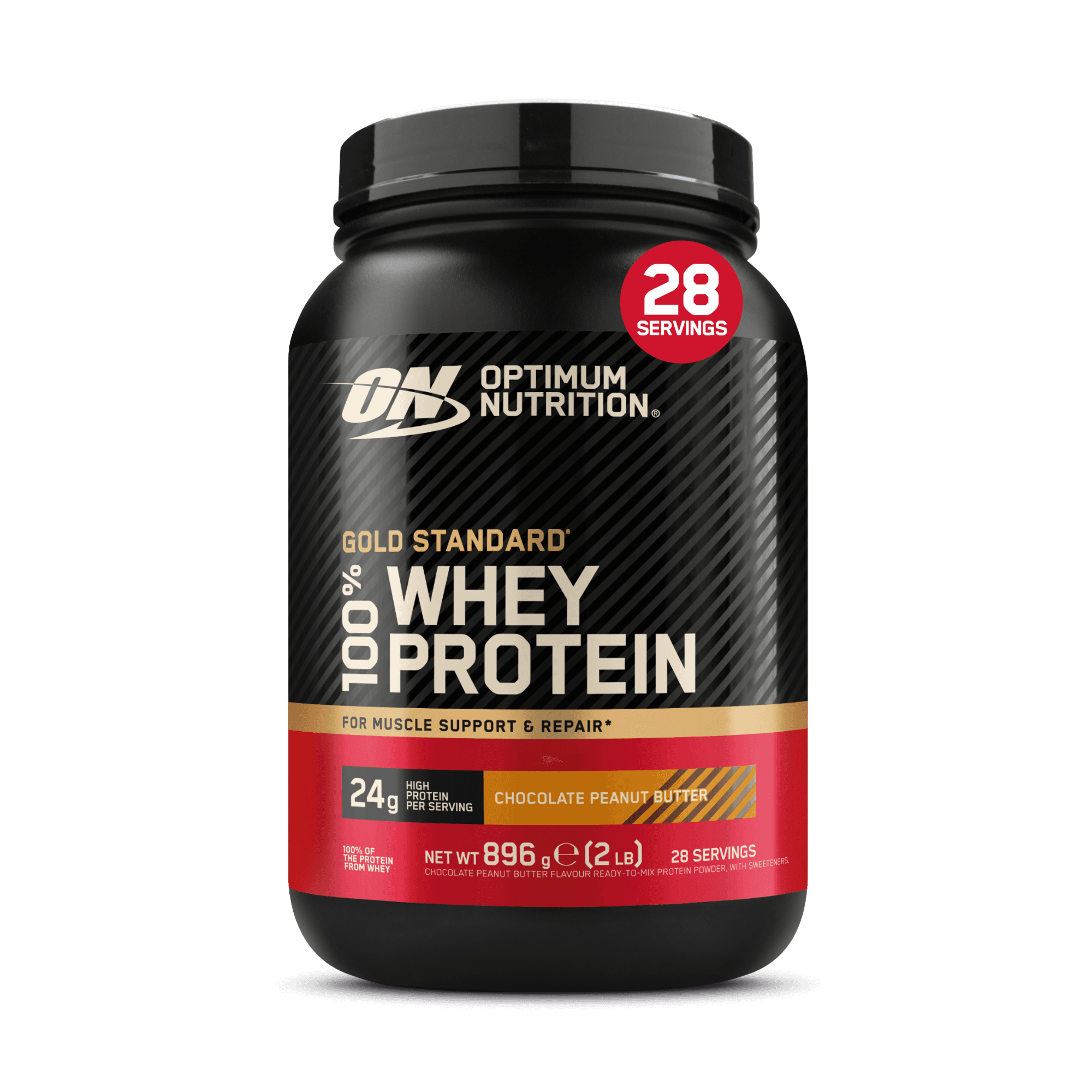 Gold Standard 100% Whey - Chocolate Peanut Butter (2 Pound, Pack of 6)