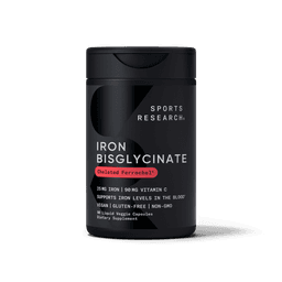 Iron + Liposomal Vitamin C (90 Liquid Veggie Capsules)